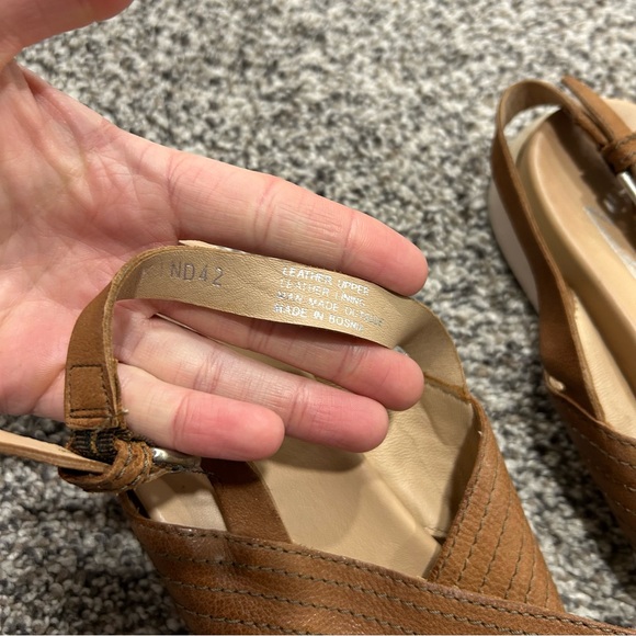 Miz Mooz Sandals Womens 42 Brown Leather Heel Strap Boho Summer Kind Shoes - Picture 4 of 6